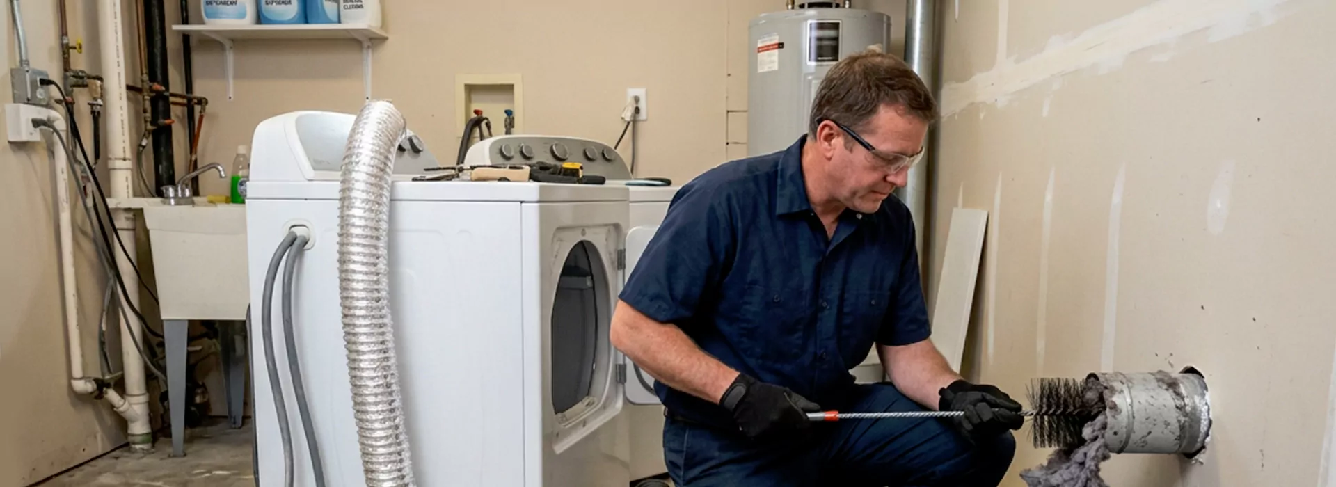 Clogged Dryer Vent Repair in Piscataway, New Jersey