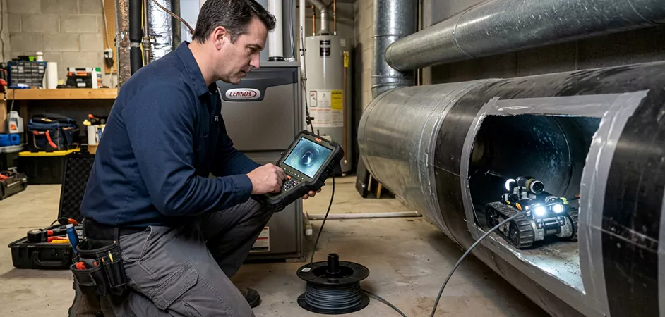 Robotic Duct Inspection in Piscataway, NJ