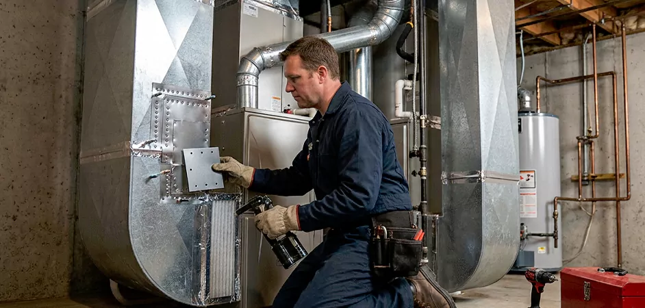 Supply and Return Plenum Repair in Piscataway