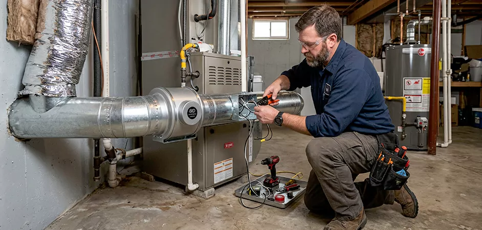 Booster Fan Installation in Piscataway