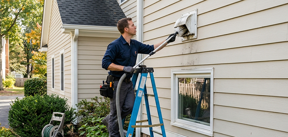 Exterior Vent Cap Cleaning in Piscataway